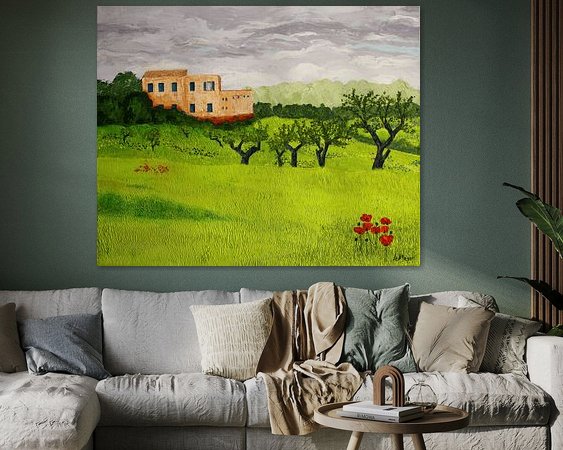 Example of the artwork in a room