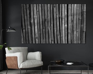 Bamboo in black and white von Anne van de Beek