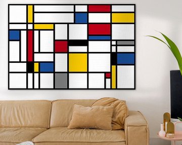 Composition-I-Piet Mondrian
