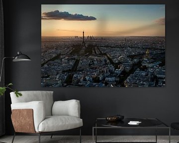 Skyline van Parijs van René Groenendijk