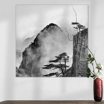 Misty Mountains in China