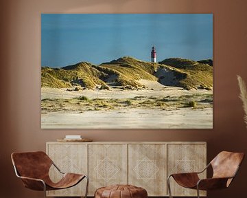 Landscape with dunes on the North Sea island Amrum van Rico Ködder