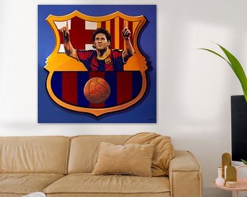 FC Barcelona Barcelona Painting by Paul Meijering