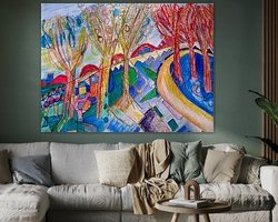 Example of the artwork in a room