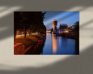 Vaartsche Rijn mit Wasserturm Heuveloord und Pastoe in Utrecht