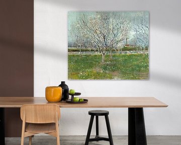 Blühender Pfirsichbaum - Vincent van Gogh