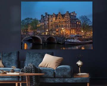 Les plus belles maisons de canal d'Amsterdam sur Peter Bartelings