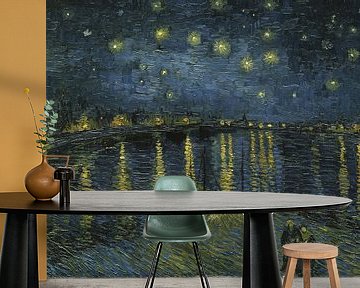 Starry night over the Rhone, van Gogh