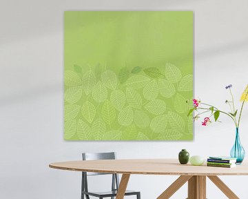 LEAVES ENSEMBLE GREENERY by Pia Schneider