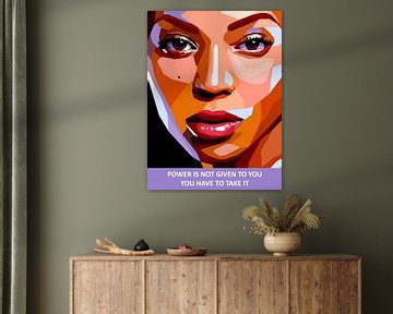 Pop Art Beyonce van Doesburg Design