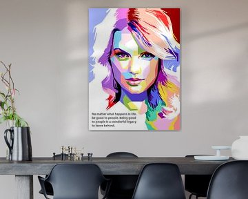 Pop Art Taylor Swift by Doesburg Design