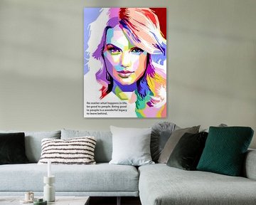 Pop Art Taylor Swift van Doesburg Design