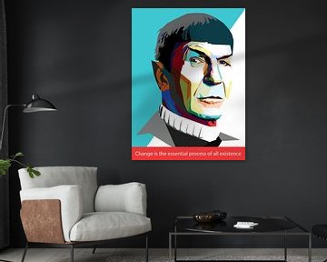 Pop Art Spock - Star Trek van Doesburg Design