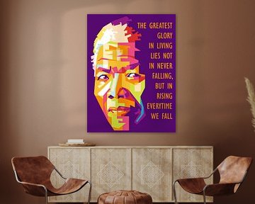 Pop Art Nelson Mandela von Doesburg Design