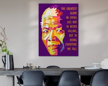 Pop Art Nelson Mandela