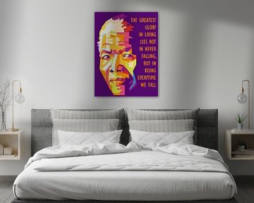 Pop Art Nelson Mandela von Doesburg Design