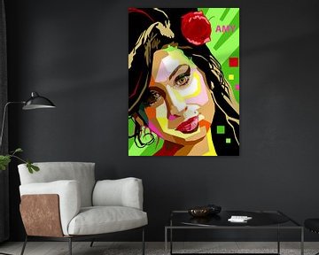 Pop Art Amy Winehouse van Doesburg Design