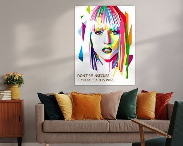 Pop Art Lady Gaga van Doesburg Design