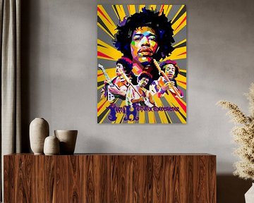 Pop Art Jimi Hendrix van Doesburg Design