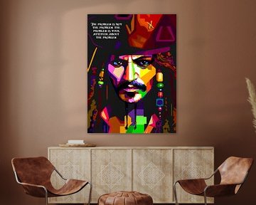 Pop Art Jack Sparrow - Pirates of the Caribbean