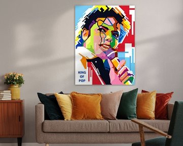 Pop Art Michael Jackson von Doesburg Design