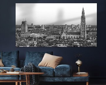 Le paysage urbain de la ville d'Anvers (Panorama) sur MS Fotografie | Marc van der Stelt