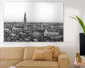 Onze Lieve Vrouwekerk in Antwerpen (Panorama) van MS Fotografie | Marc van der Stelt