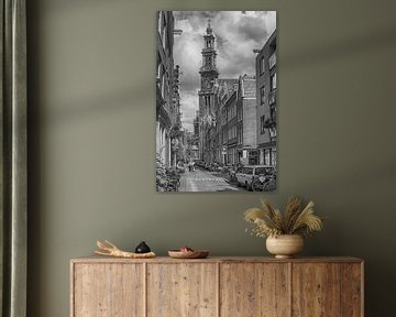 Blick auf die Westertoren in Amsterdam von Peter Bartelings