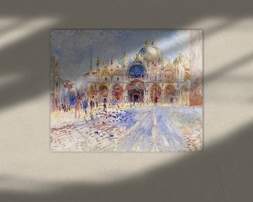 Piazza San Marco Venice - Pierre-Auguste Renoir