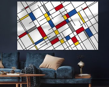 Komposition III (Piet Mondrian) von Marion Tenbergen