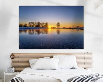 Sunset Blue Room I by Sander Peters