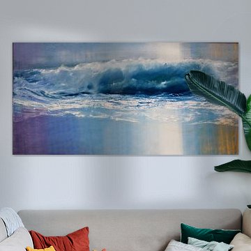 Ciel changeant et trains de vagues.