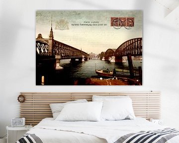 Rotterdam Maasbruggen 1900 van Yay Kub