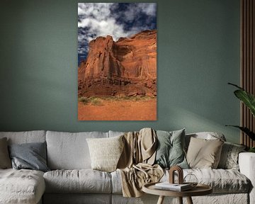 Rain God Mesa in Monument Valley