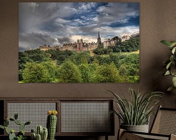 Uitzicht op Edinburgh in Schotland van Jan Kranendonk