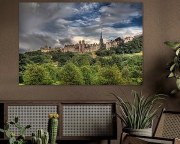 View of Edinburgh, Scotland sur Jan Kranendonk