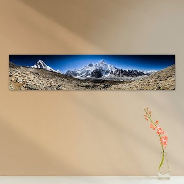 Mount Everest Panorama by Björn Jeurgens