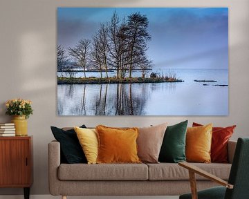 Mist in de namiddag zon van Hans Hoogers