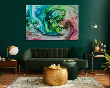 Galaxy marbles van Karin Tebes