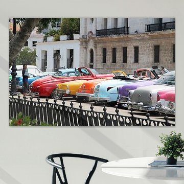 Oldtimers in Havana in Cuba