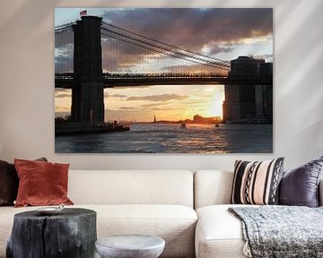 Brooklyn Bridge New York van Tineke Mols