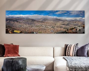 Panorama de La Paz sur Ronne Vinkx