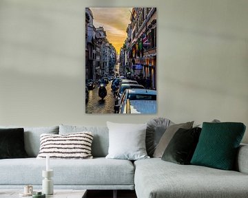 Zonsondergang in Rome van Marco Schep
