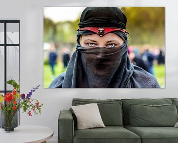 Gesluierde schoonheid