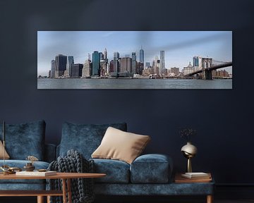 Skyline New York City van Bart van Dinten