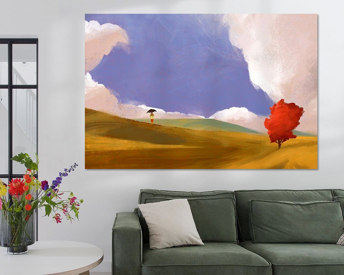 Example of the artwork in a room