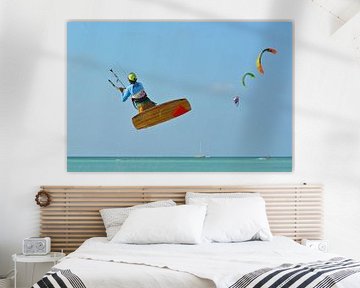 Kite surfer sur Ron Steens