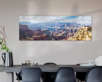 Panoramic View Grand Canyon USA by Frenk Volt