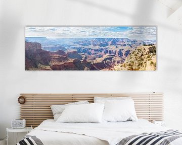 Panoramisch Uitzicht op de Grand Canyon USA sur Frenk Volt