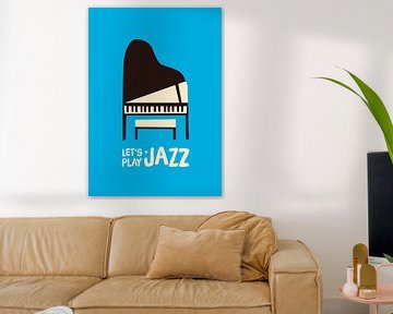 Let's play jazz (blauw) van Rene Hamann